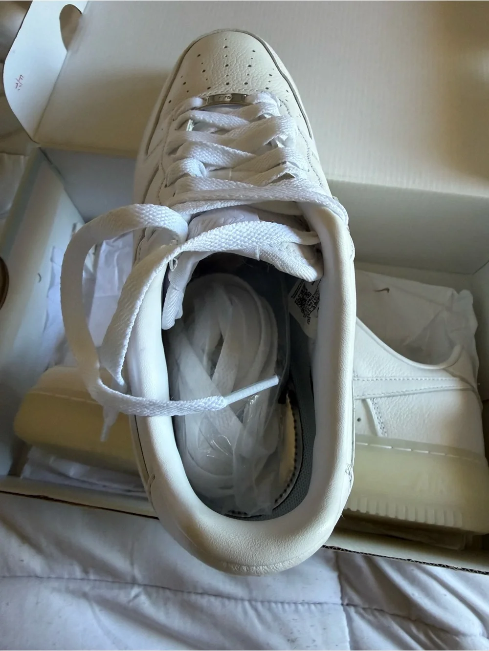 Nike Air Force 1 Low SP Box - Light Blue with White Label